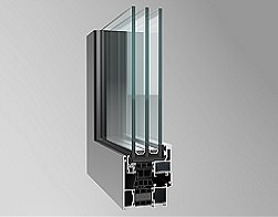 Окно с термоизоляцией ALT W72 HS (скрытая створка)