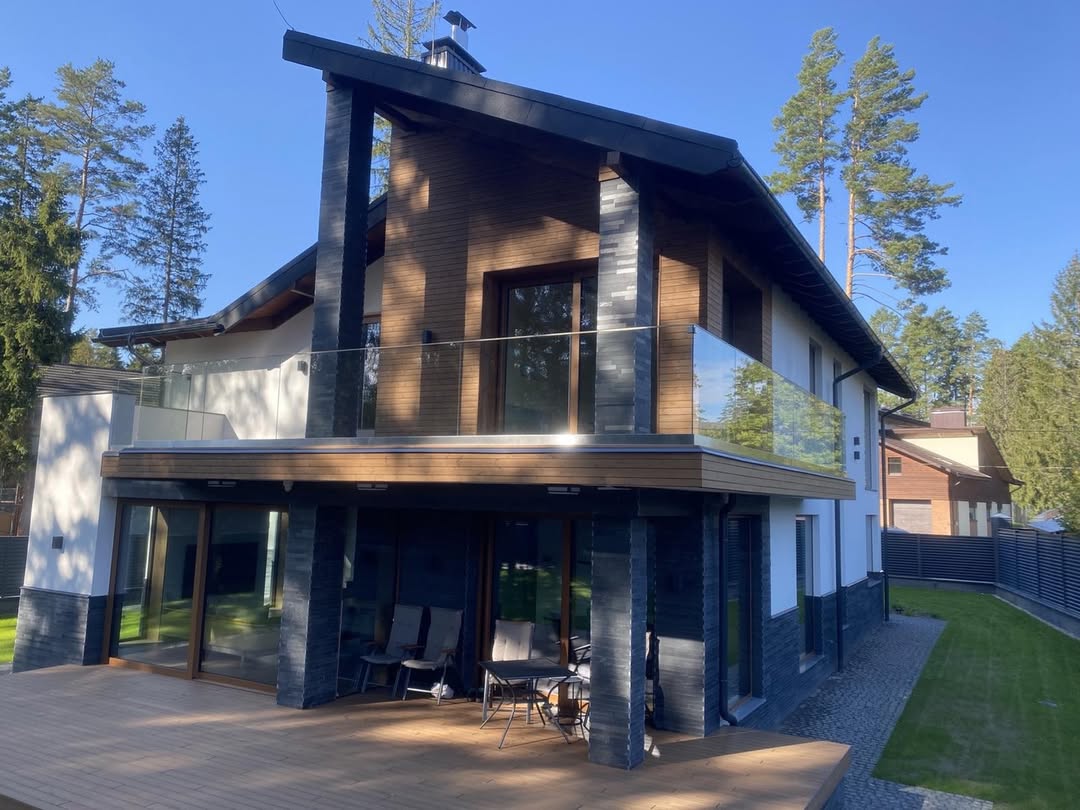 Остекление загородного дома